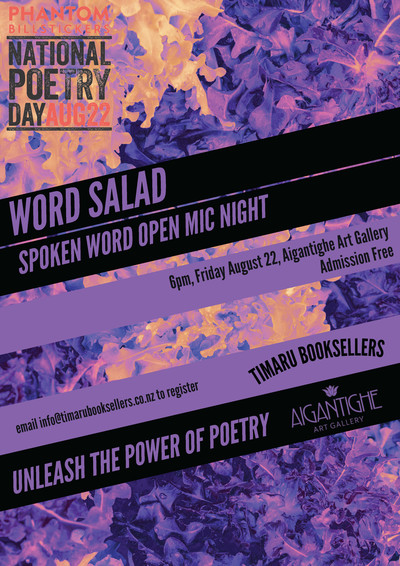 Timaru Booksellers Word Salad event poster.jpg